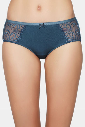 Buy Triumph High Rise Full Coverage Hipster Panty - Secret Lagoon